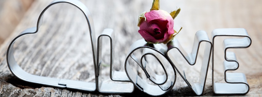 Chữ LOVE tuyệt đẹp để làm ảnh bìa