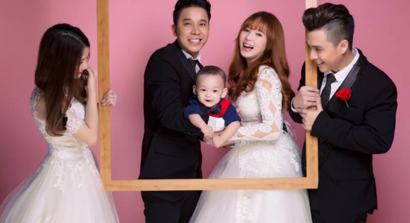 Tình mới Tiến Dũng lộ diện trong ảnh cưới Lê Hoàng, Việt Huê