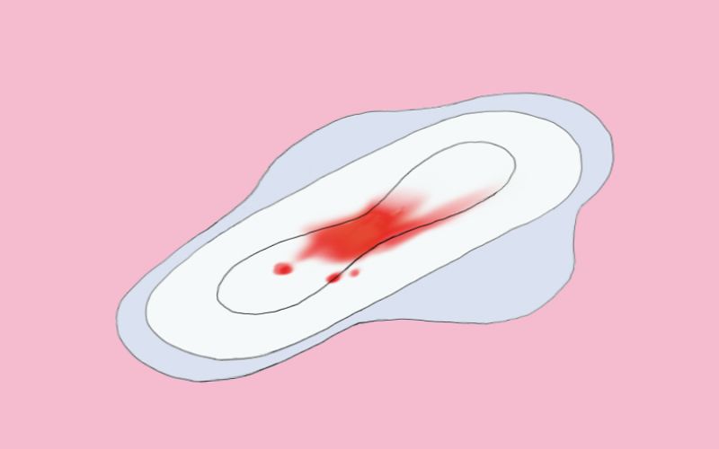 Hình 2: Âm đạo có thể xuất hiện máu báo khi đã thụ thai thành công