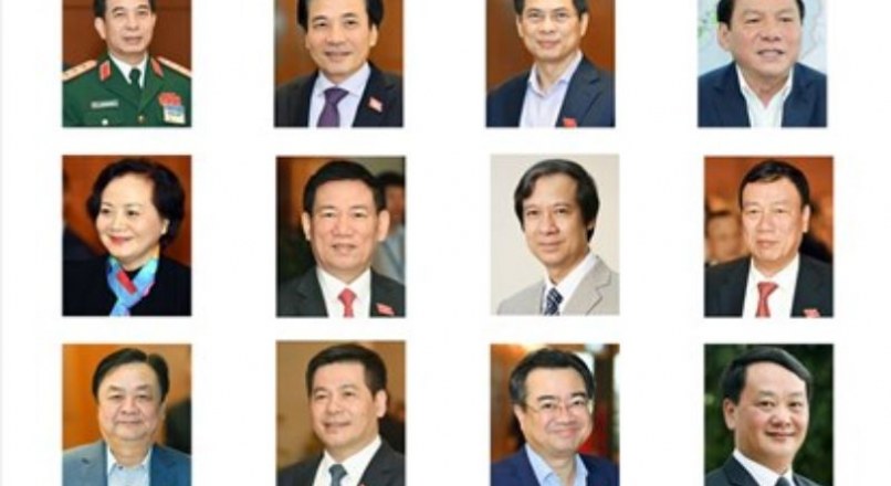 Danh sách bộ trưởng năm 2021 của Việt Nam gồm những ai?