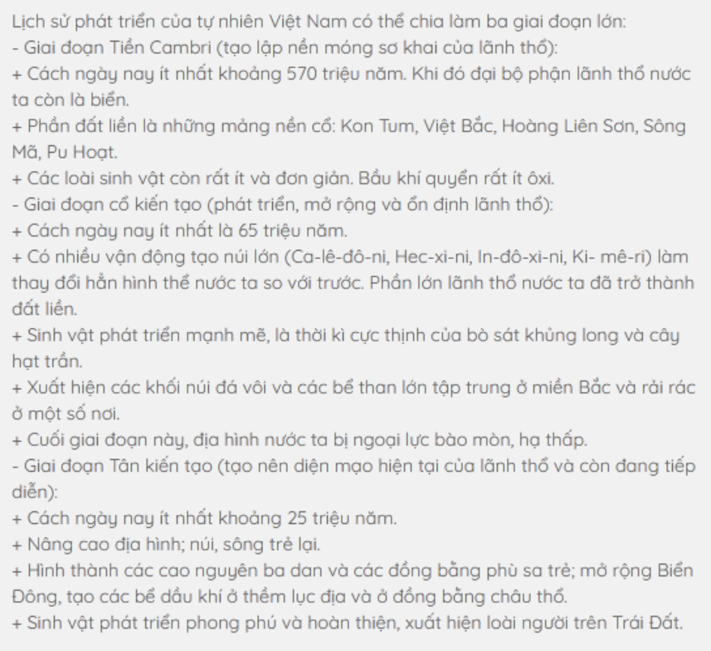 a-ke-ten-cac-giai-doan-trong-lich-su-phat-trien-cua-tu-nhien-viet-nam-neu-ro-dac-diem-va-y-nghia