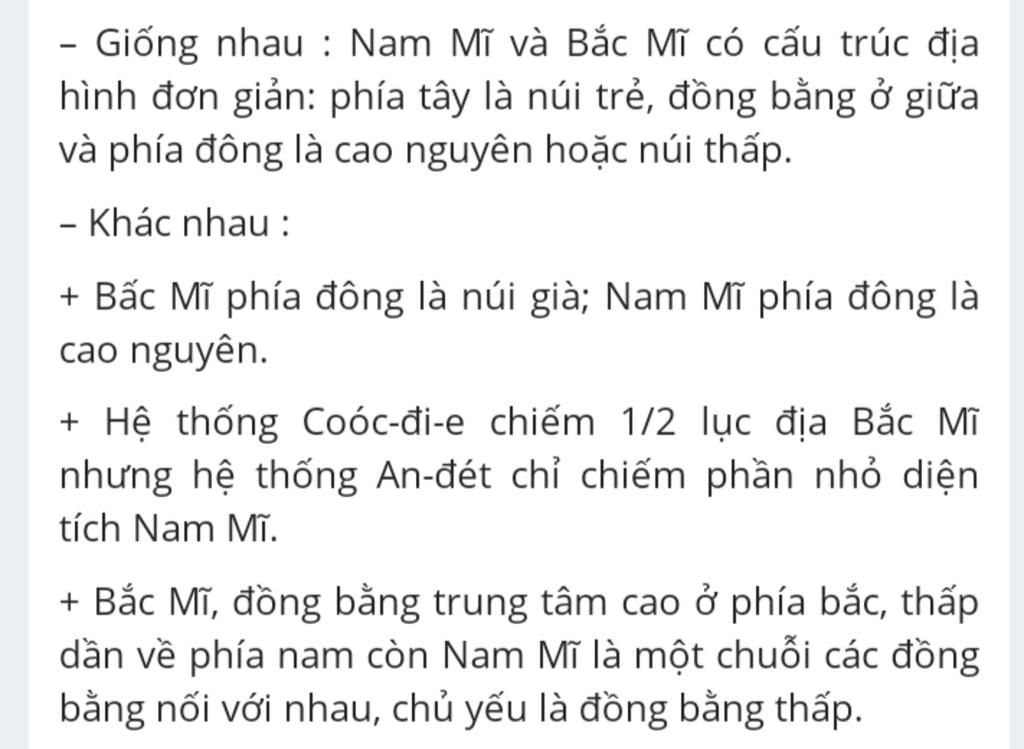 trinh-bay-dac-diem-cau-truc-dia-hinh-bac-mi-so-sanh-voi-cau-truc-dia-hinh-o-nam-mi-cang-ngan-gon