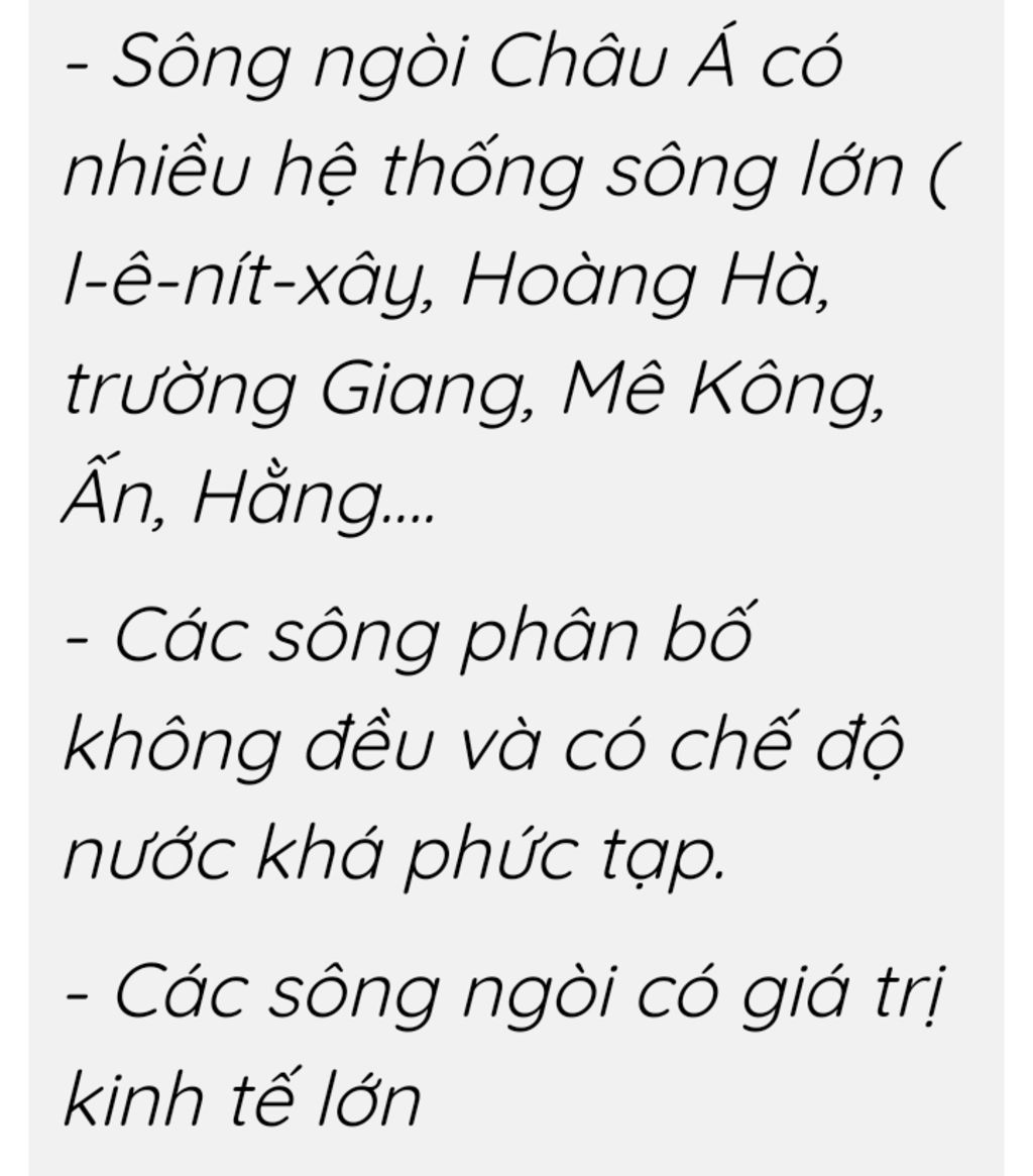 trinh-bay-dac-diem-song-ngoi-cua-chau-a