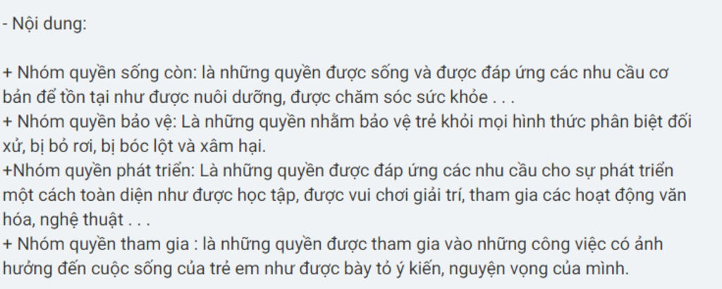 neu noi dung cua tung nhom quyen ? neu-noi-dung-cua-tung-nhom-quyen
