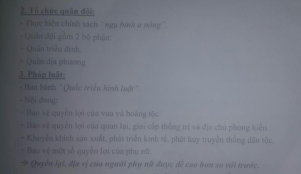 1-trinh-bay-to-chuc-quan-doi-va-luat-phap-thoi-le-so-2-trinh-bay-nhung-net-chinh-tien-trinh-nghi