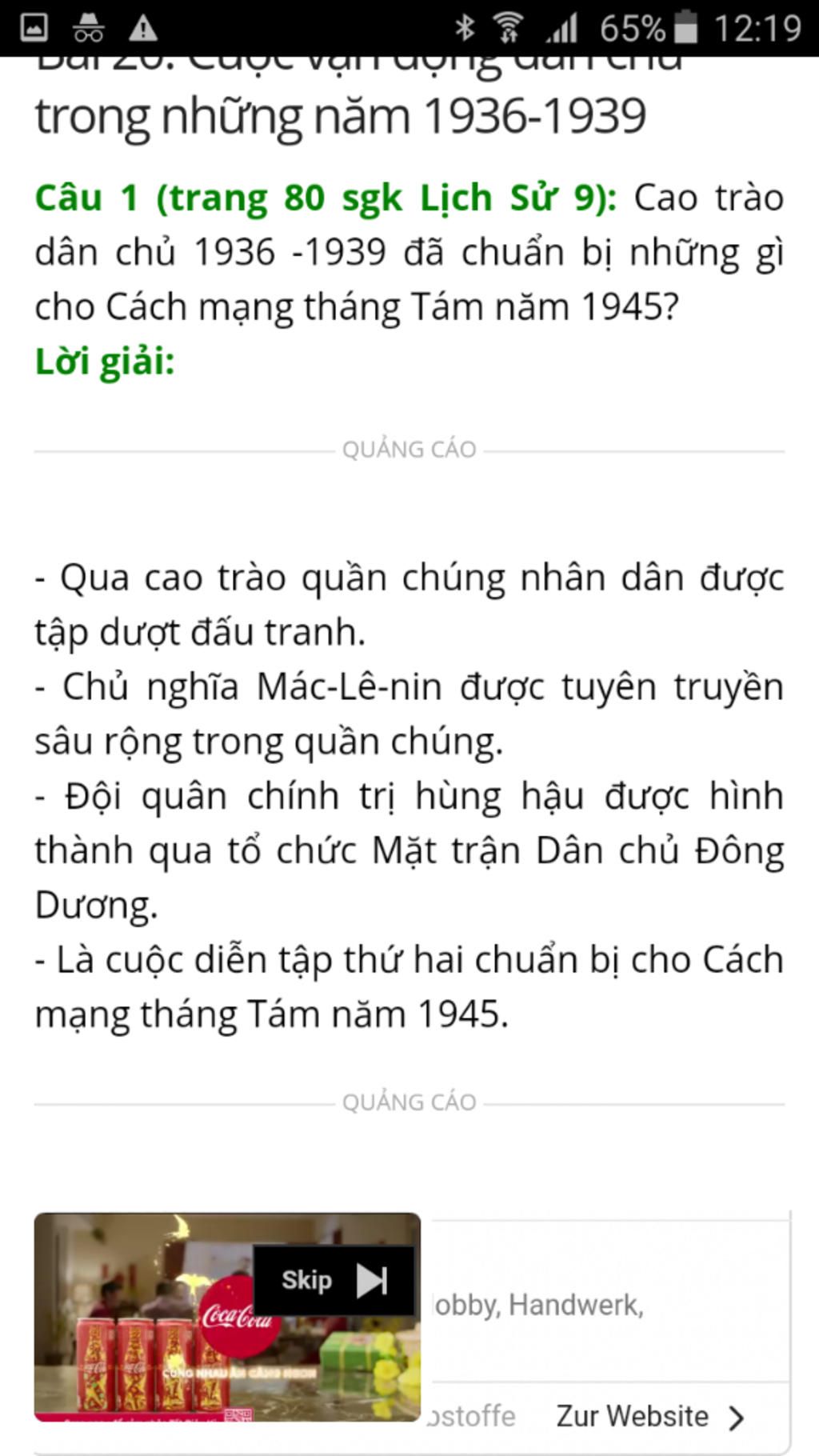 ban-nao-co-sach-giai-su-lop-9-thi-chup-dum-minh-cac-cau-hoi-va-tra-loi-cua-bai-20-cuoc-van-dong