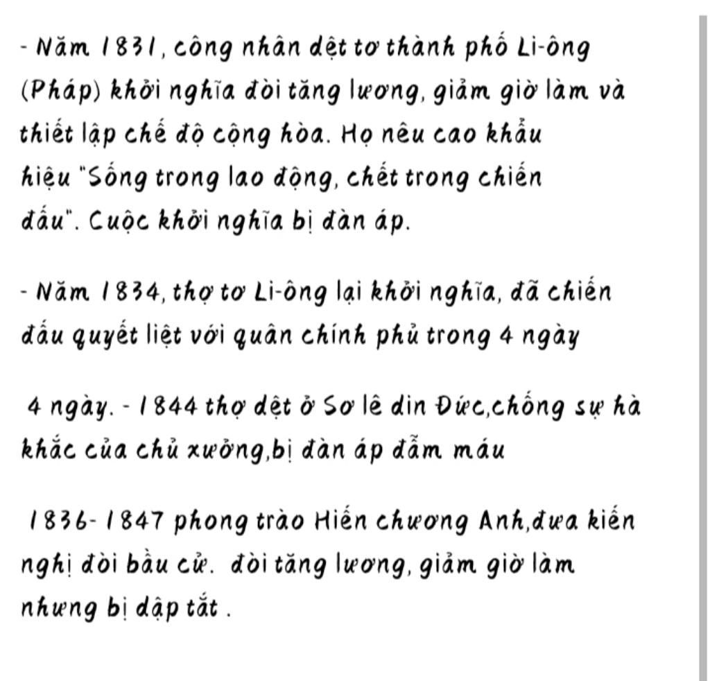Em hãy nêu những bước phát triển của phong trào công nhân trong giai đoạn 1830-1840, sự ra đời của chủ nghĩa mác em-hay-neu-nhung-buoc-phat-trien-cua-phong-trao-cong-nhan-trong-giai-doan-1830-1840-su-ra-doi-cu