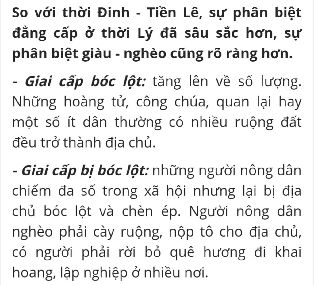 So Sánh đời Sống Văn Hoá Xã Hội Thời Lý Với Thòi Đinh Tiền Lê Tin Nhanh