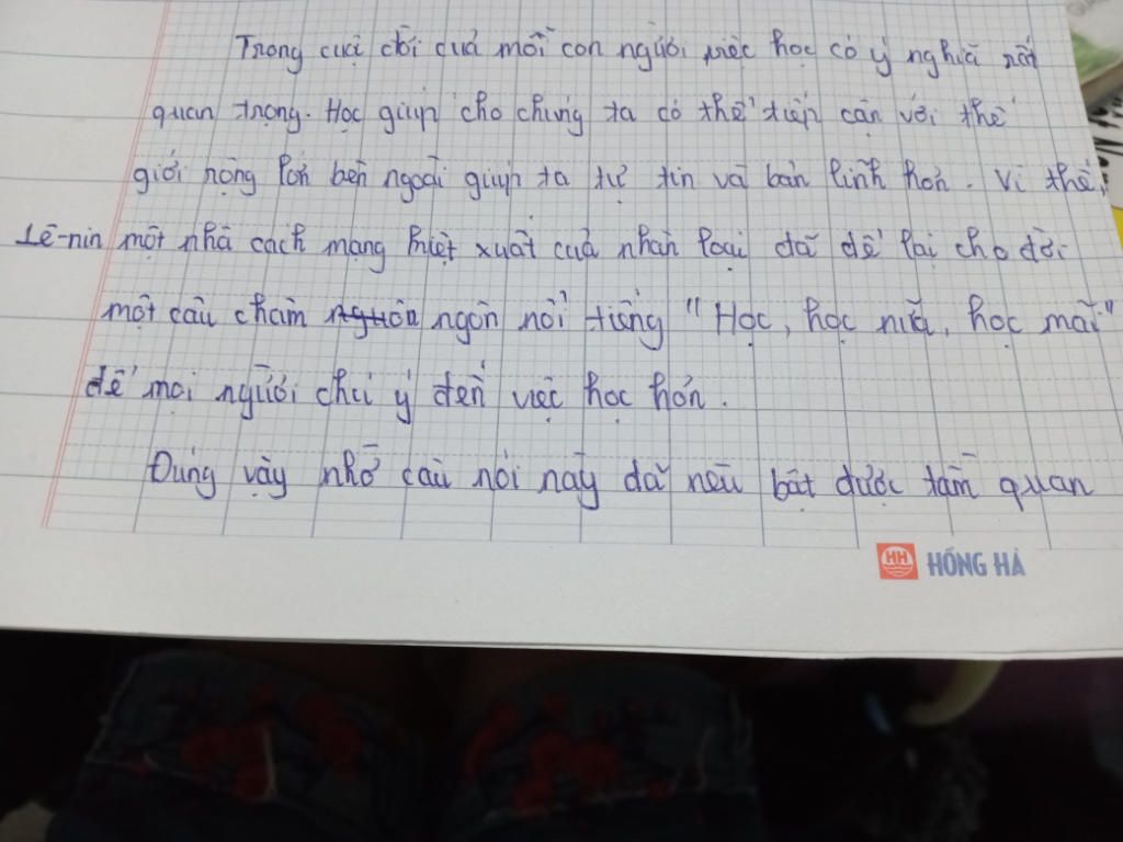 viet-mot-doan-van-giai-thich-cau-noi-cua-le-nin-hoc-hoc-nua-hoc-mai