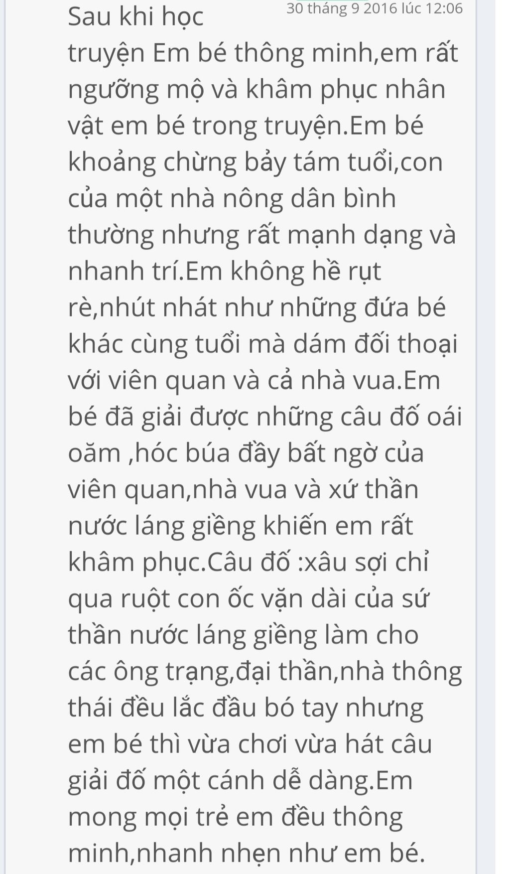 viet-mot-doan-van-ngan-trinh-bay-cam-nghi-cua-em-ve-nhan-vat-em-be-trong-cau-chuyen-em-be-thong