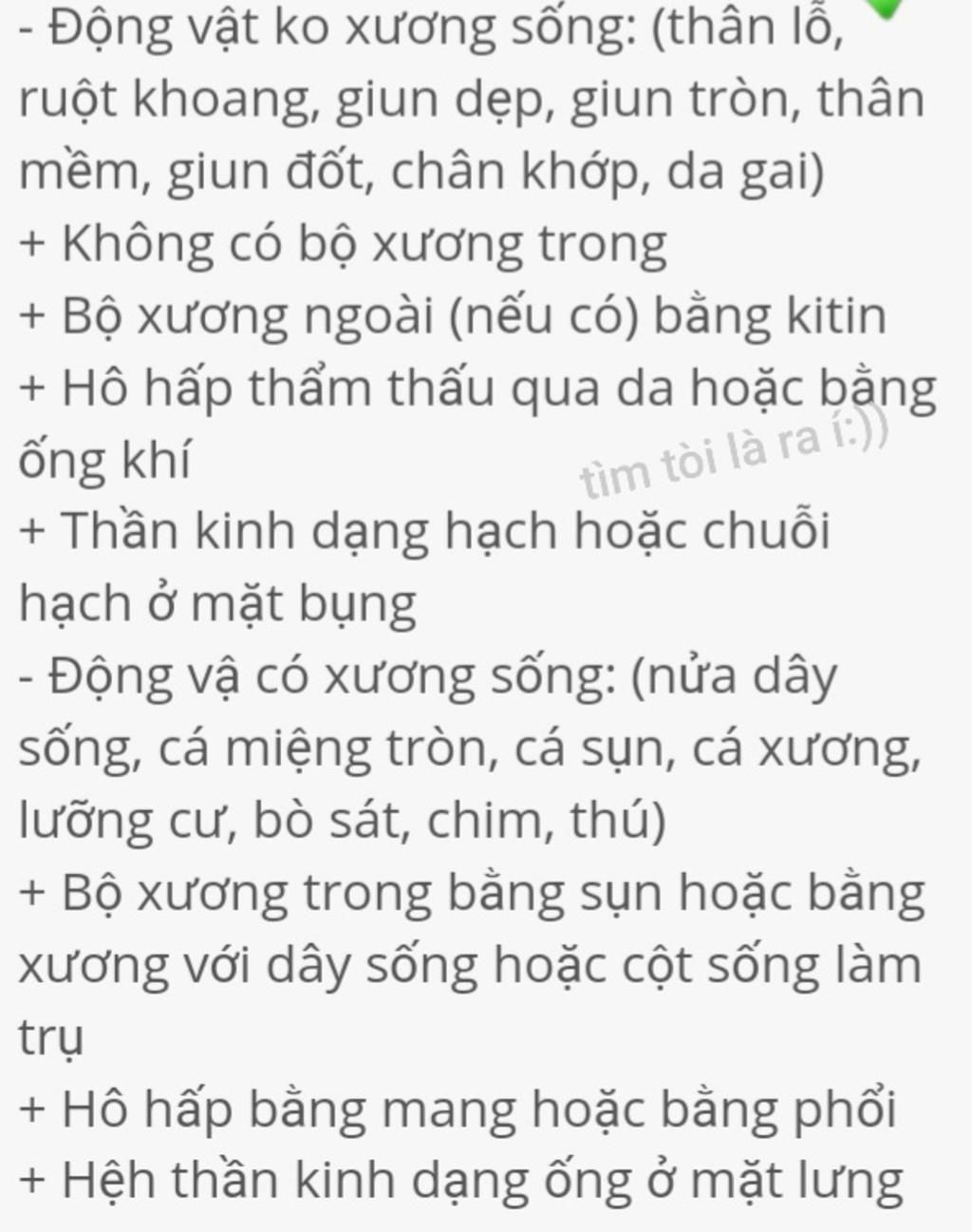 a-dac-diem-cua-dong-vat-co-uong-song-va-ko-co-uong-song-lay-vd-moi-loai-b-cho-biet-diem-khac-bie