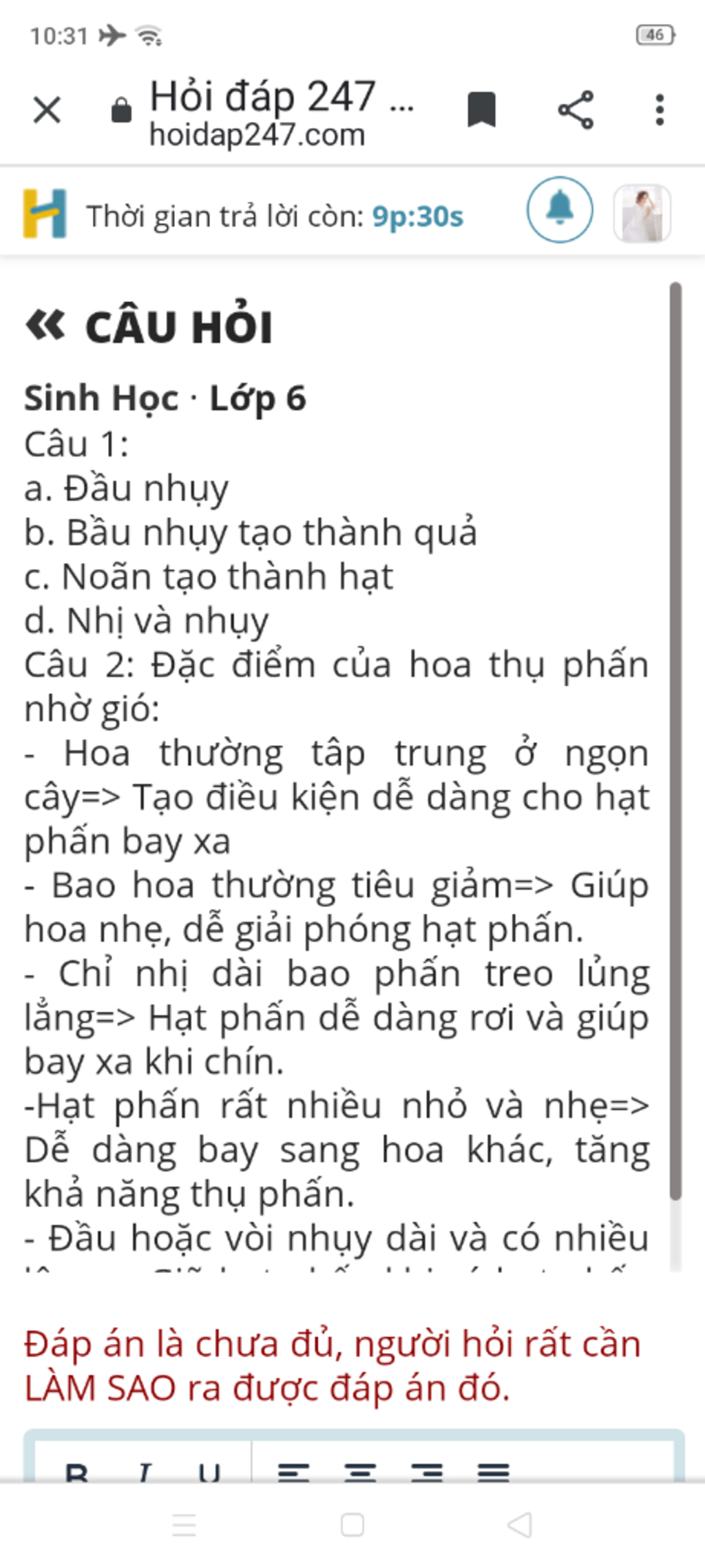 cau-1-a-dau-nhuy-b-bau-nhuy-tao-thanh-qua-c-noan-tao-thanh-hat-d-nhi-va-nhuy-cau-2-dac-diem-cua