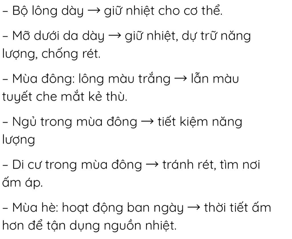 dac-diem-thich-nghi-ve-cau-tao-va-tap-tinh-cua-dong-vat-o-moi-truong-doi-lanh-va-giai-thich