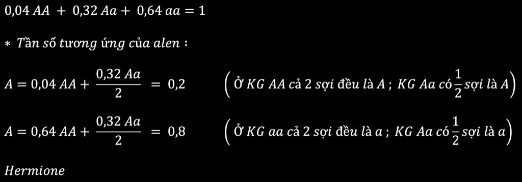 mot-quan-the-co-cau-truc-di-truyen-0-04-a-a-0-32-a-a-0-64-a-a-1-tan-so-tuong-ung-cua-alen-a-a-la