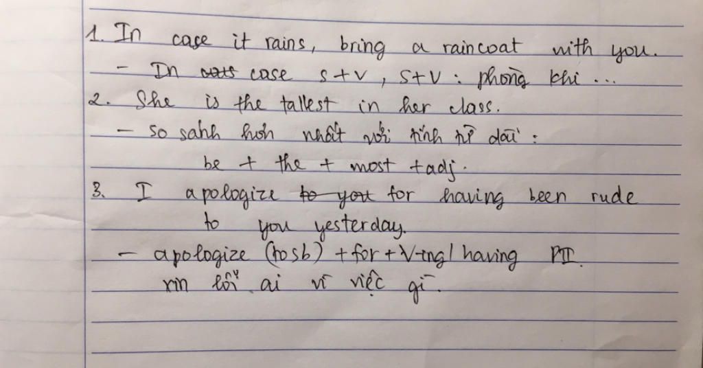 1-bring-a-raincoraincot-with-you-because-it-may-rain-in-case-2-no-one-in-her-class-is-as-tall-as