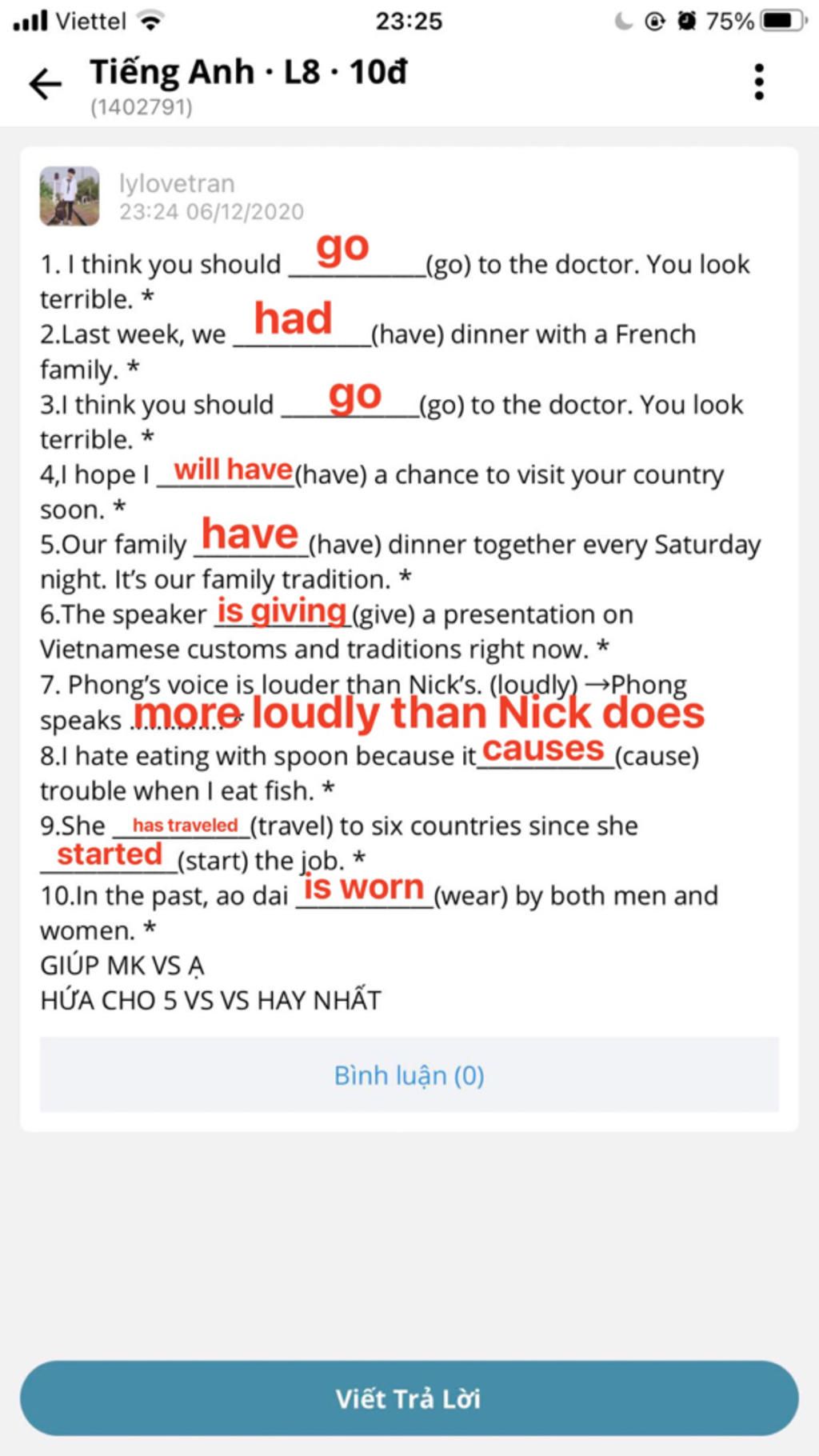 1-i-think-you-should-go-to-the-doctor-you-look-terrible-2-last-week-we-have-dinner-with-a-french