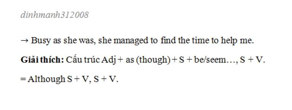dat-lai-cau-thanh-cau-co-nghia-tuong-ung-voi-cau-tren-although-she-was-busy-she-managed-to-find