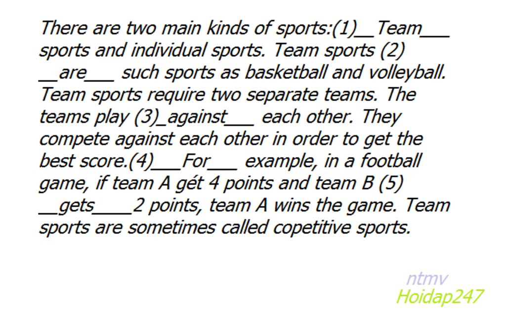 dien-there-are-two-main-kinds-of-sports-1-sports-and-individual-sports-team-sports-2-such-sports