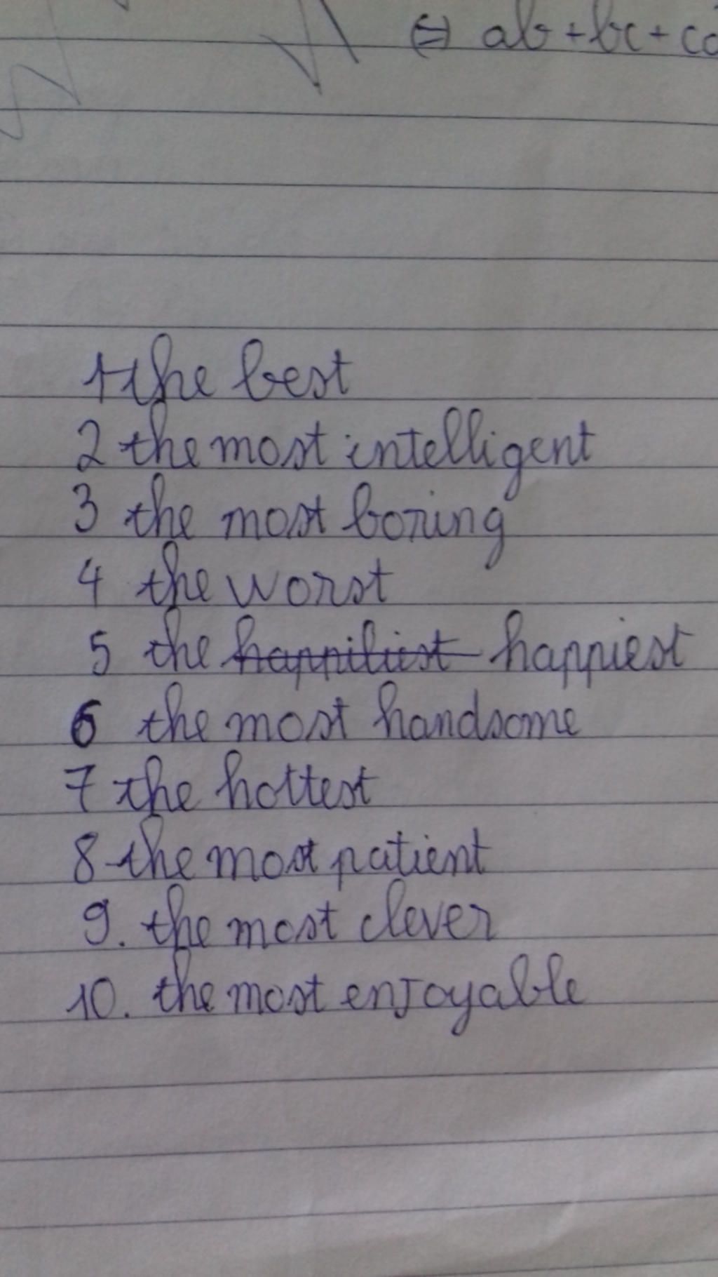 iii-complete-the-sentences-use-a-superative-est-or-most-1-it-s-a-very-good-room-it-s-room-in-the