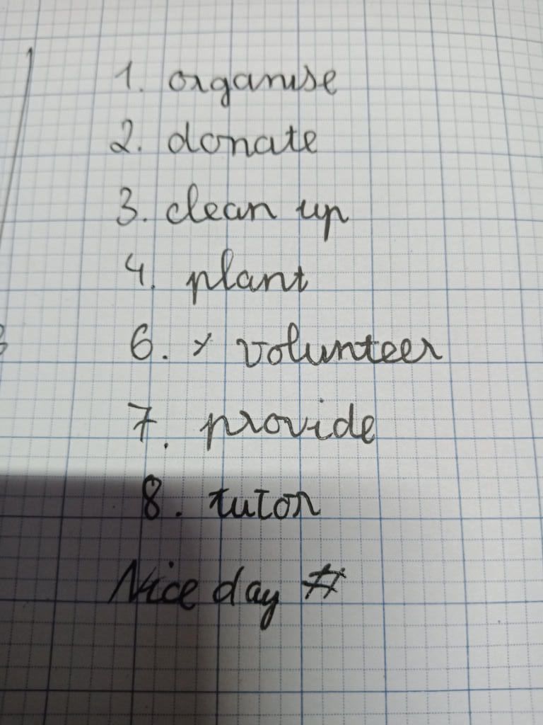 iii-complete-the-sentences-with-the-correct-verbs-in-the-bo-plant-volunteer-clean-up-donate-tuto