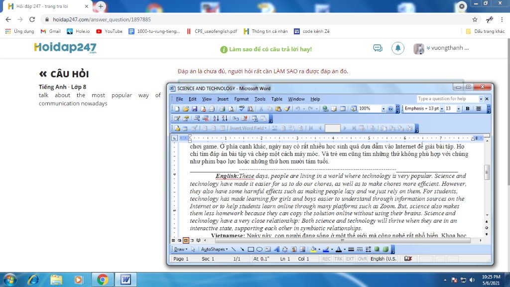 talk-about-the-most-popular-way-of-communication-nowadays