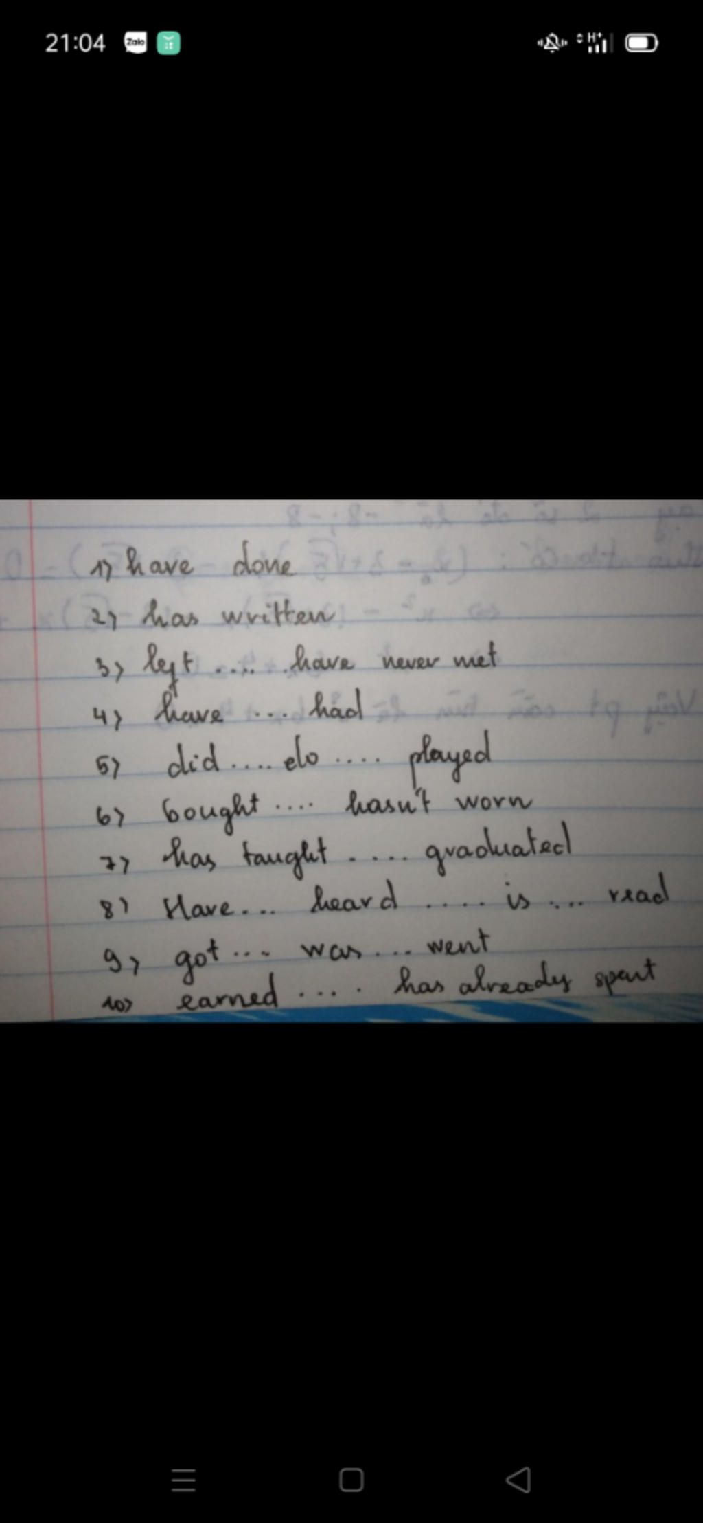 v-put-the-verbs-in-brackets-in-the-present-perfect-or-the-simple-past-tense-1-i-do-all-the-house