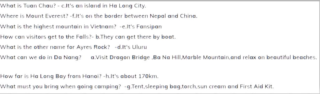 vi-match-the-questions-with-the-answers-37-what-is-tuan-chau-a-visit-dragon-bridge-ba-na-hill-m