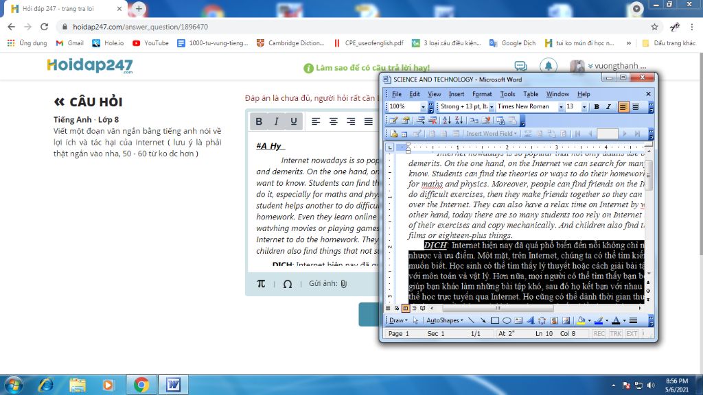 viet-mot-doan-van-ngan-bang-tieng-anh-noi-ve-loi-ich-va-tac-hai-cua-internet-luu-y-la-phai-that