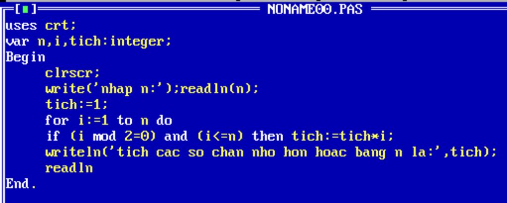 bai-1-viet-chuong-trinh-in-ra-tich-cac-so-chan-nho-hon-hoac-bang-n-n-duoc-nhap-tu-ban-phim-bai-2