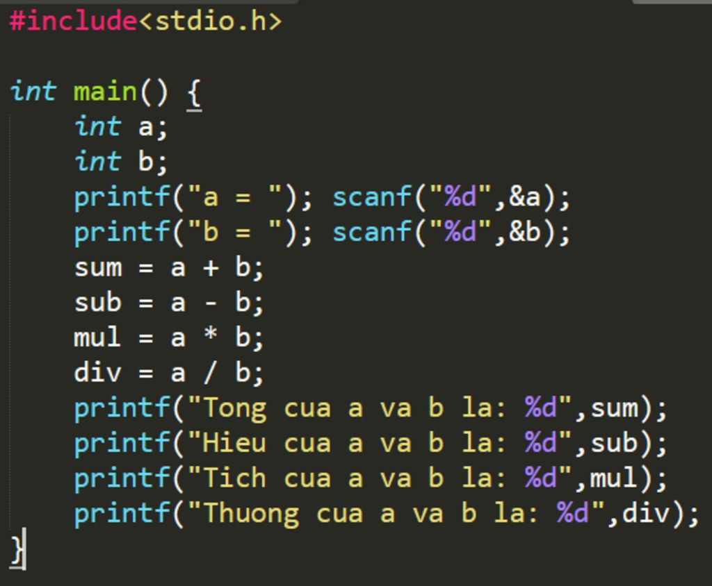 khai-bao-2-bien-y-nhan-gia-tri-so-bat-ki-khai-bao-cac-bien-sum-sub-mul-div-lan-luot-gan-gia-tri