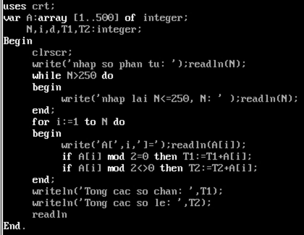 viet-chuong-trinh-nhap-day-n-so-nguyen-n-250-dem-va-in-ra-man-hinh-cac-so-chan-va-le