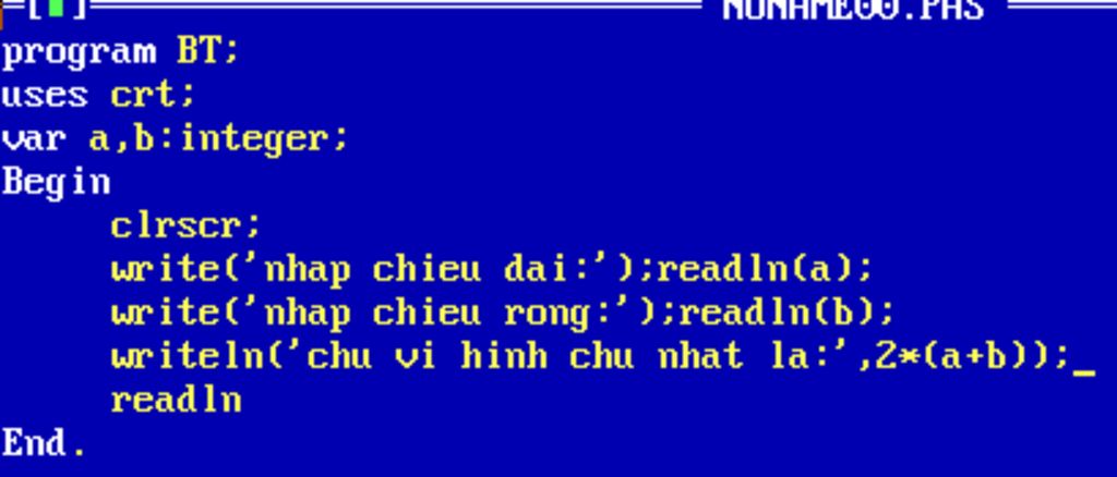 viet-chuong-trinh-pascal-co-su-dung-bien-nho-tinh-chu-vi-hinh-chu-nhat-biet-chu-vi-hinh-chu-nhat